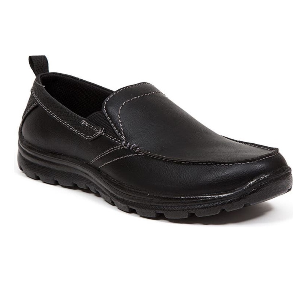 Deer Stags Mens Black Everest2 SlipOn Loafer New In Box Size 10 - Duplicate